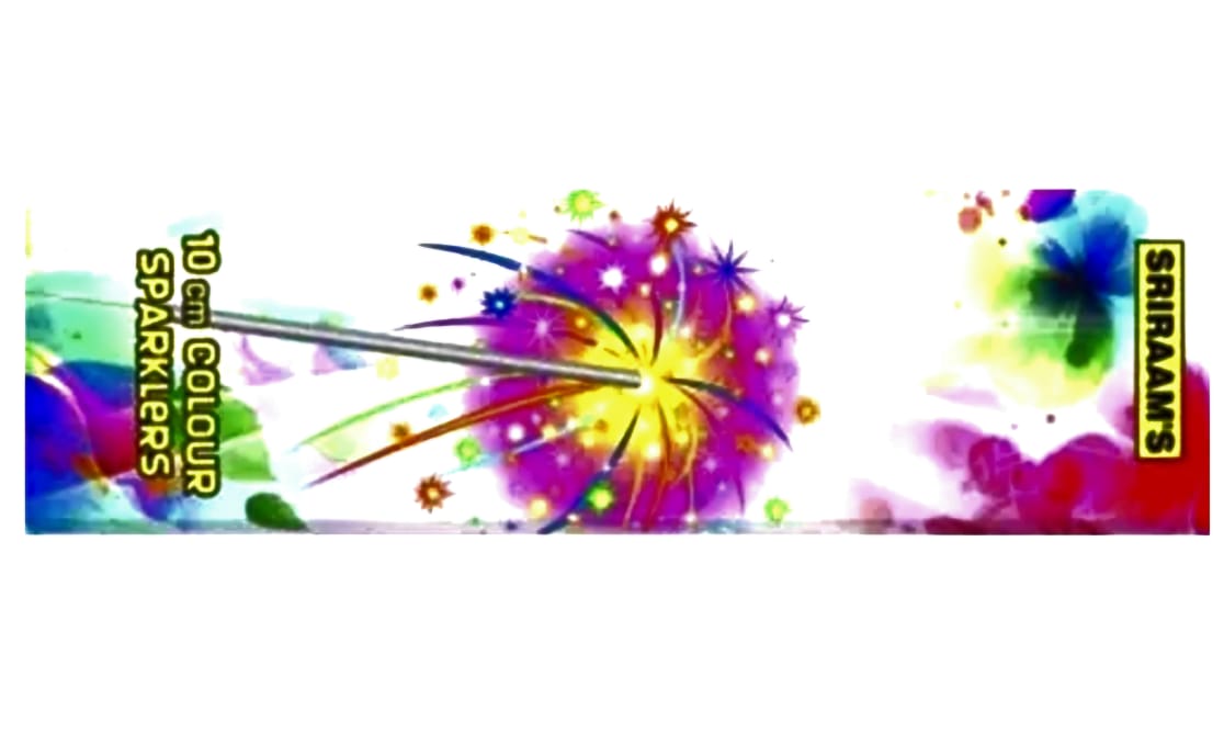 10 CM COLOUR SPARKLERS
