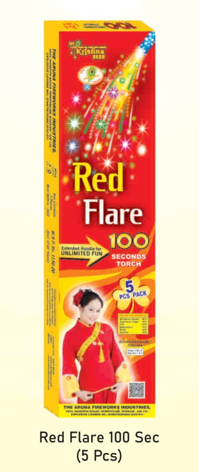 KRISHNA RED FLARE 100 SECONDS SHOW